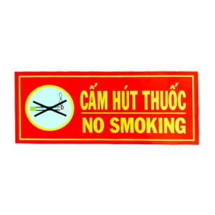 Tấm biển báo cấm hút thuốc